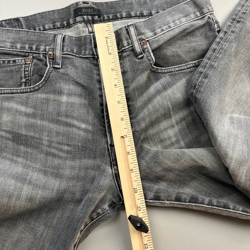 Polo Ralph Lauren Jeans Mens 32x34 Grey Sullivan Slim Fit Stretch 710701191001 - Picture 13 of 16